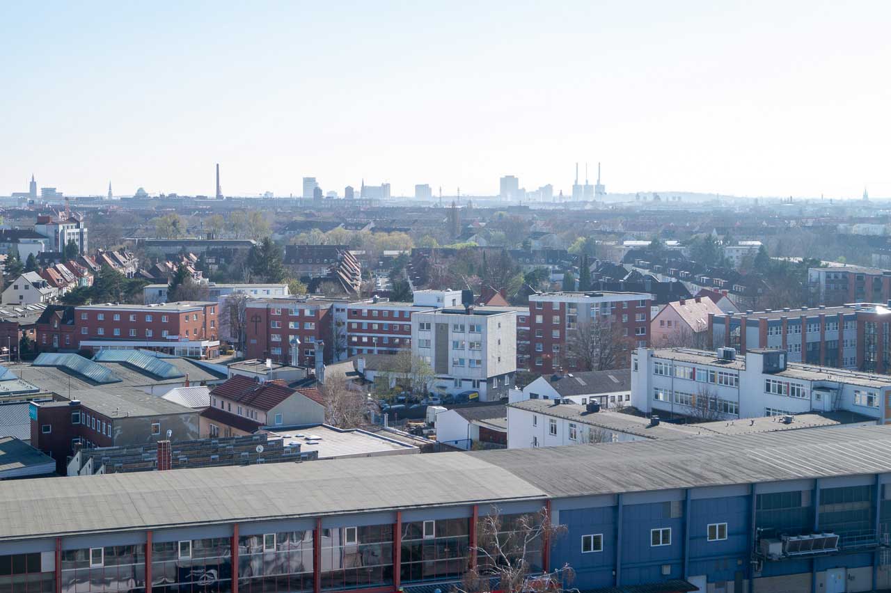 Ausblick über Hannover